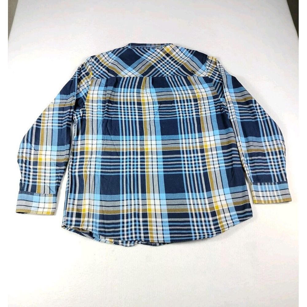 Alpine Design Shirt Mens Large Multicolor Flannel Plaid Gorpcore Cottagecore‎ - Picture 2 of 11